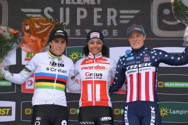 Cyclocross Round-Up: Alvarado Back on Top in Women's Superprestige; Aerts and Sweck Tied on Points in Men's