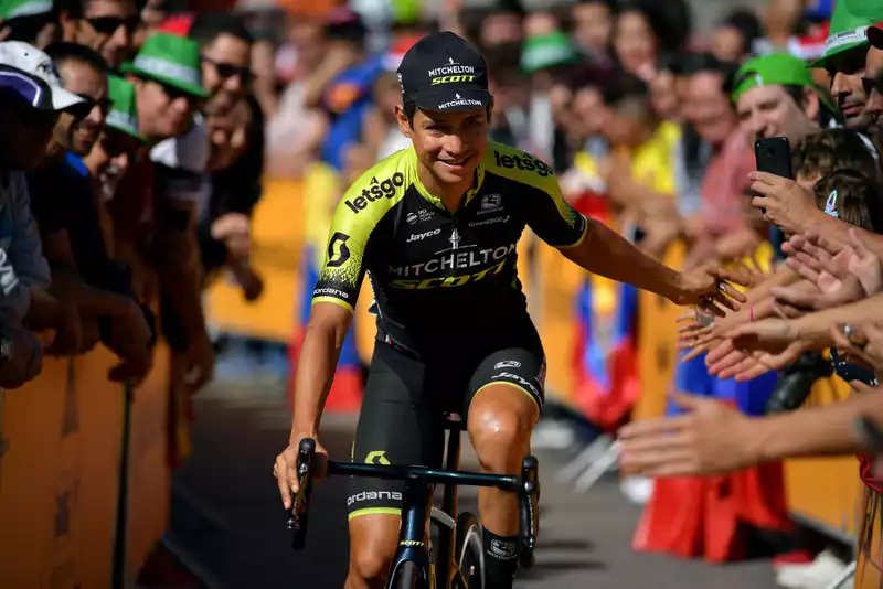 One year after winning, Mitchelton Scott battles through the Vuelta a España