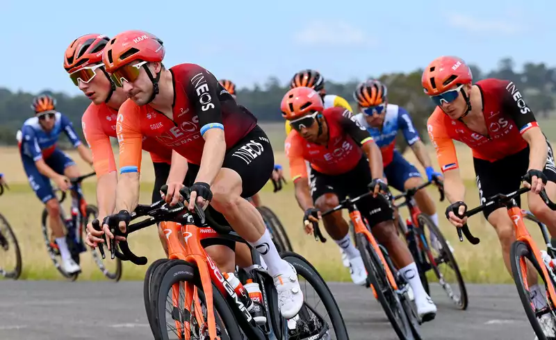 Elia Viviani disappointed after a close loss at the Surf Coast Classic